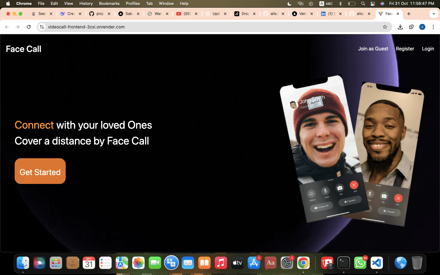 FaceCall - Video Conferencing App